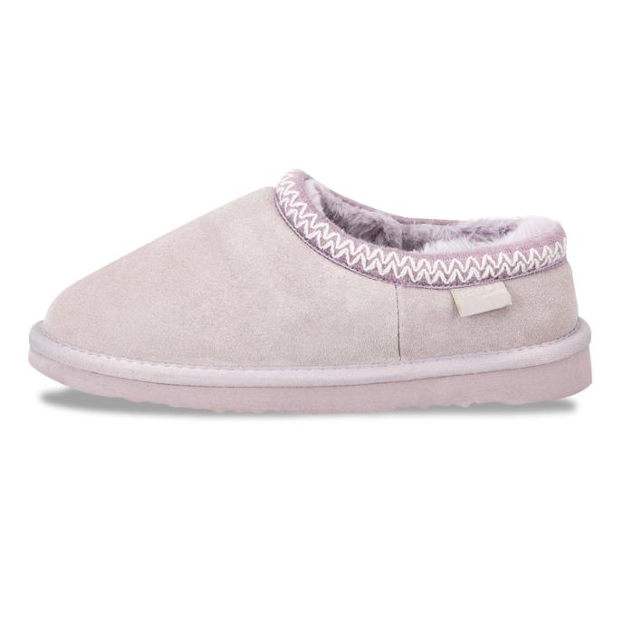 totes® Icons Ladies Microsuede Shoot Slippers Lilac Extra Image 3